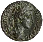 obverse of Marcus Aurelius RIC III 1596