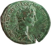 obverse of Marcus Aurelius RIC III 1557