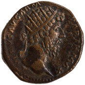 obverse of Marcus Aurelius RIC III 1458