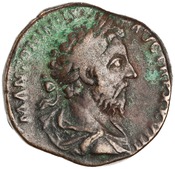 obverse of Marcus Aurelius RIC III 1116