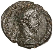obverse of Marcus Aurelius RIC III 1057