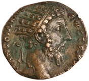 obverse of Marcus Aurelius RIC III 1031