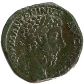 obverse of Marcus Aurelius RIC III 1017