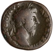 obverse of Marcus Aurelius RIC III 964