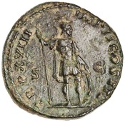 reverse of Marcus Aurelius RIC III 865