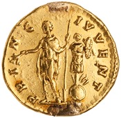 reverse of Marcus Aurelius RIC III 600