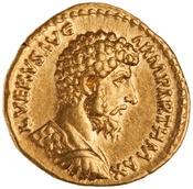 obverse of Marcus Aurelius RIC III 572