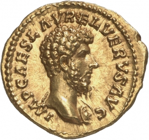obverse of Marcus Aurelius RIC III 453