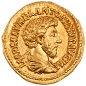 obverse of Marcus Aurelius RIC III 45