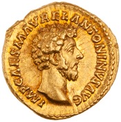 obverse of Marcus Aurelius RIC III 8