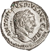 obverse of Caracalla RIC IV 285A_DENARIUS