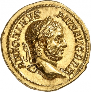 obverse of Caracalla RIC IV 190A_AUREUS