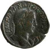 obverse of Severus Alexander RIC IV 535B
