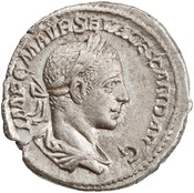 obverse of Severus Alexander RIC IV 37