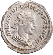 obverse of Philip I RIC IV 235B