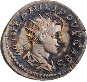 obverse of Philip I RIC IV 216C