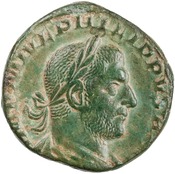 obverse of Philip I RIC IV 153A