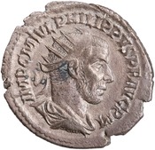 obverse of Philip I RIC IV 70
