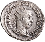 obverse of Philip I RIC IV 41