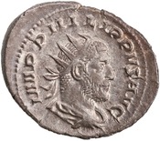 obverse of Philip I RIC IV 8