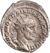 obverse of Trajan Decius RIC IV 21B
