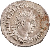 obverse of Valerian I RIC V 92CC
