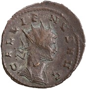 obverse of Gallienus RIC V 207F