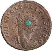 obverse of Tacitus RIC V 195