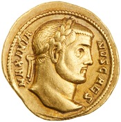obverse of Maximian RIC VI 8B