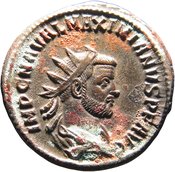 obverse of Maximian RIC V 575