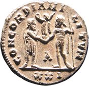reverse of Maximian RIC V 256