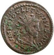 obverse of Maximian RIC V 10