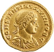 obverse of Constantine I RIC VII 74