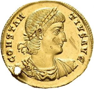 obverse of Constantius II RIC VIII 7