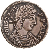 obverse of Constantius II RIC VIII 98