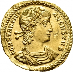 obverse of Constantius II RIC VIII 63