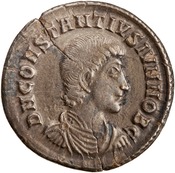 obverse of Constantius II RIC VIII 300