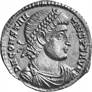 obverse of Constantius II RIC VIII 329