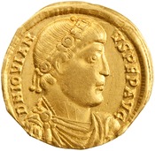 obverse of Jovian RIC VIII 126