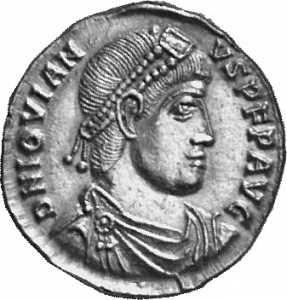 obverse of Jovian RIC VIII 109