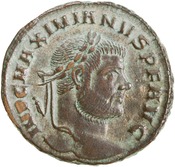 obverse of Maximian RIC VI 85B