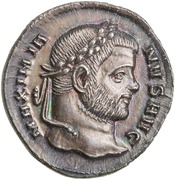 obverse of Maximian RIC VI 43B
