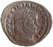 obverse of Maximian RIC VI 25B
