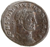 obverse of Maximian RIC VI 20A