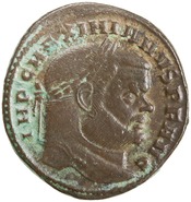 obverse of Maximian RIC VI 103B
