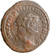 obverse of Maximian RIC VI 65B