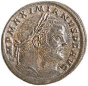 obverse of Maximian RIC VI 35B