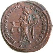 reverse of Maximian RIC VI 43A