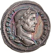 obverse of Maximian RIC VI 18A