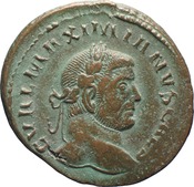 obverse of Maximian RIC VI 52